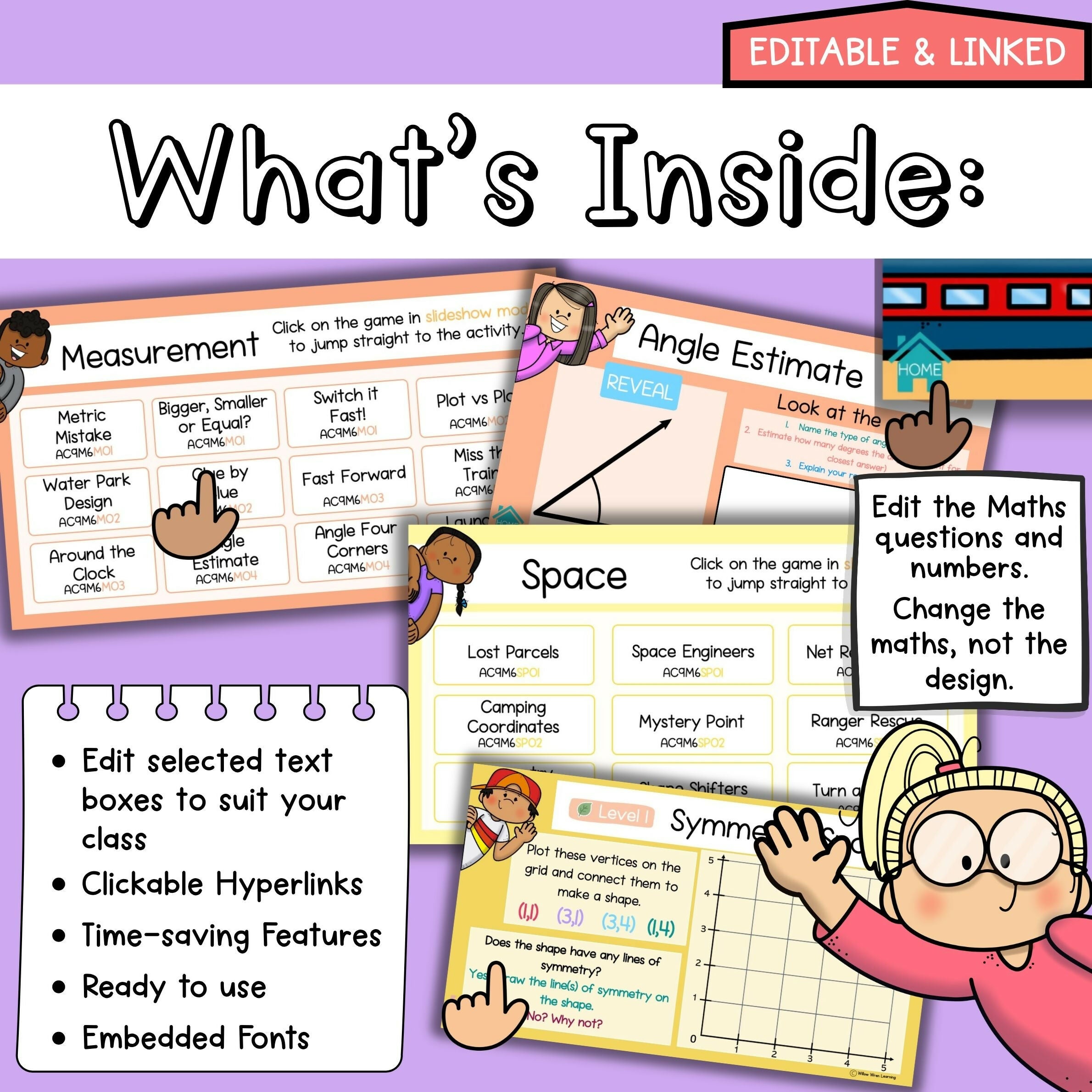 Year 5 Maths Warm Ups I Measurement & Space I Australian Curriculum V9