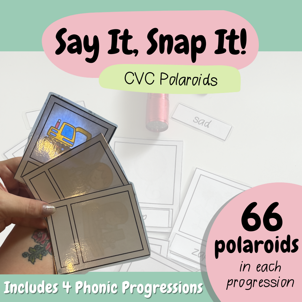 Say It, Snap It | Hands-On Phonics Polaroids | Progression-Aligned Decoding