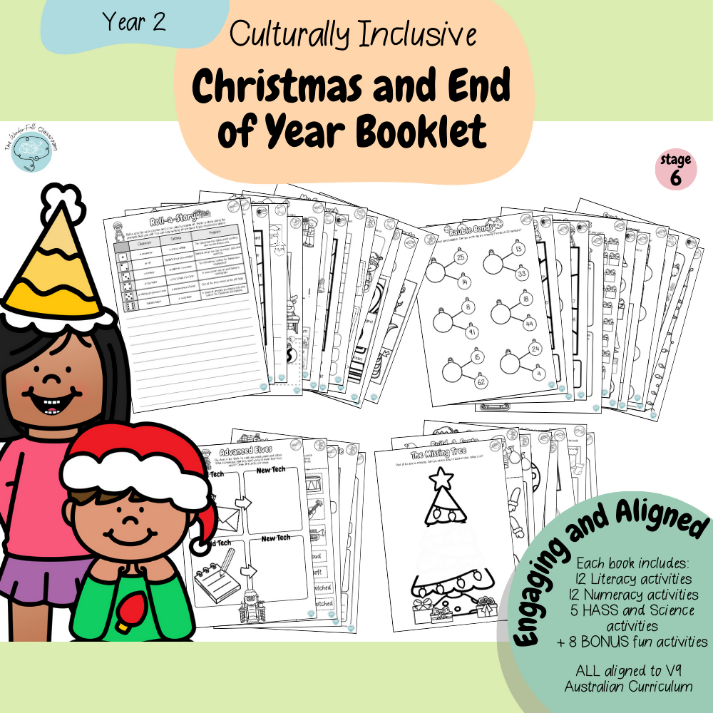 Year 2 - Culturally Inclusive Christmas and End of Year Booklet