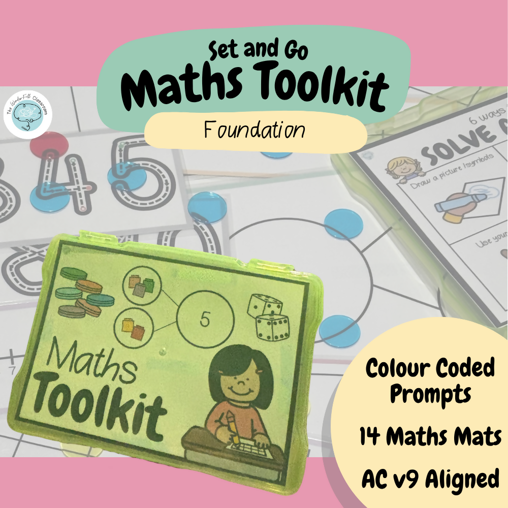Set and Go Maths Toolkit | Foundation Ten Frames, Number Lines, Part-Part-Whole