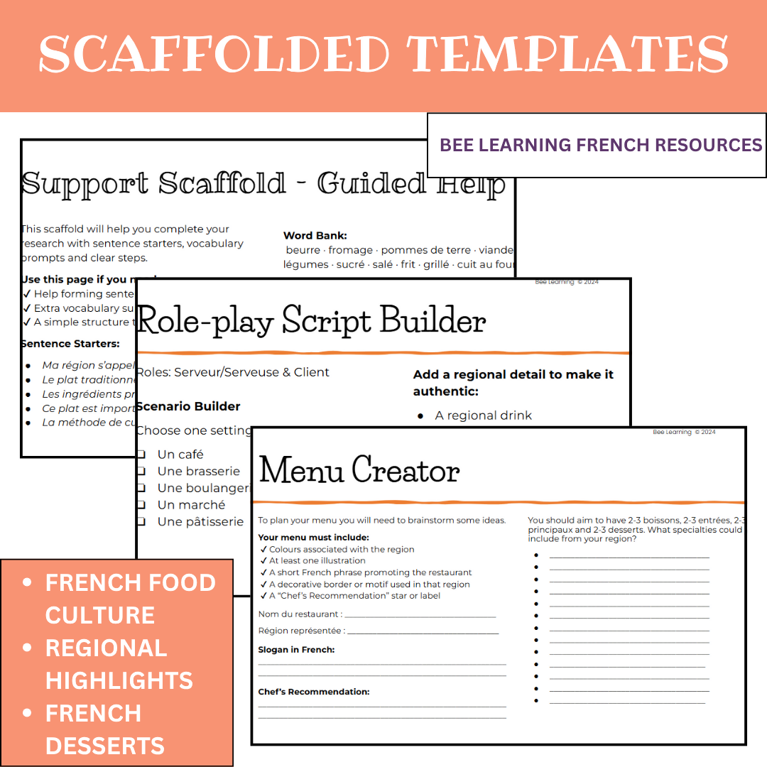 French Food & Regional Cuisine | Cultural Inquiry Project Years 7–10