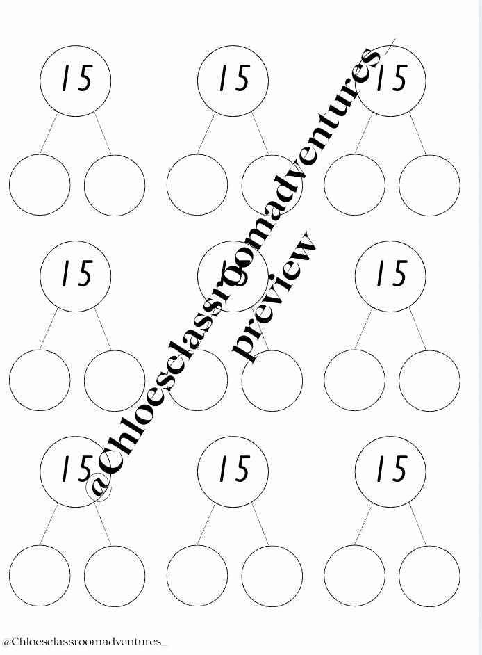 Number Bonds| Making 10 / Making 20| Part-part-whole | Maths Worksheets | Canva | Editable |Maths Curriculum Aligned | K-2