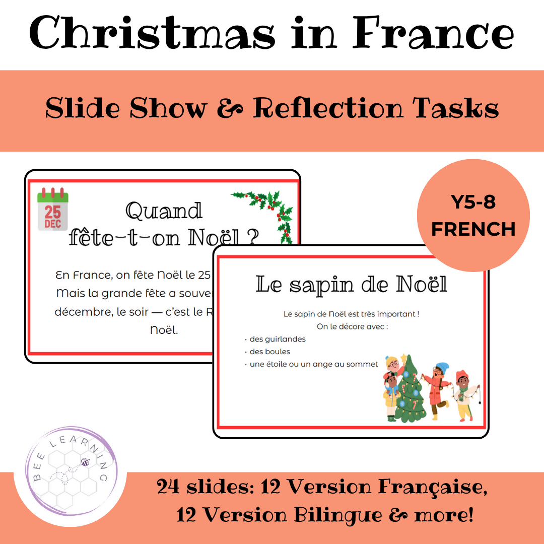 French Christmas Traditions | Noël en France Slideshow & Activities | Year 5–8