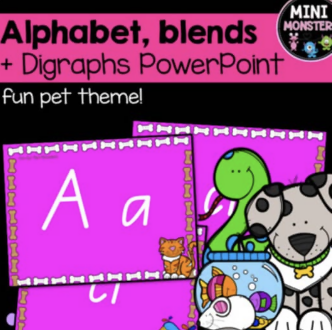 Alphabet, Blends and Digraphs Reading Groups Warm Up Prep - Year 1