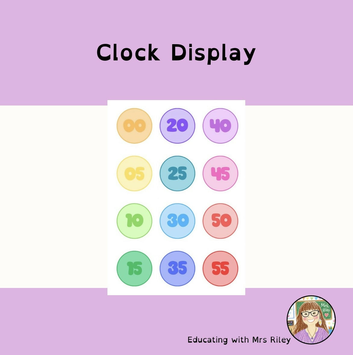 Clock Display - Colour