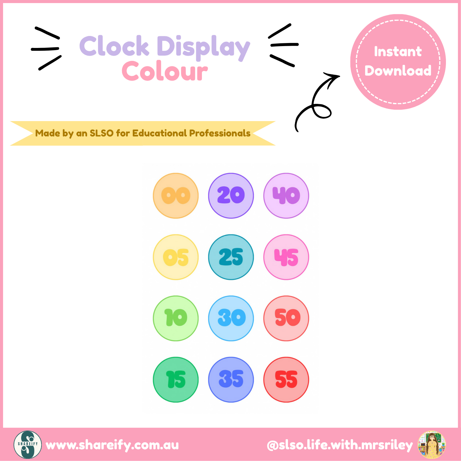 Clock Display - Colour