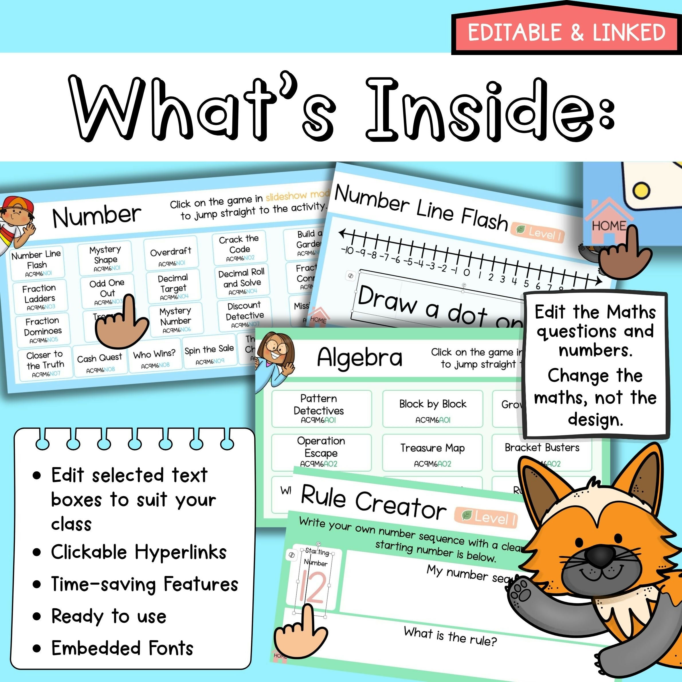Year 6 Maths Warm Ups I Number & Algebra I Australian Curriculum V9