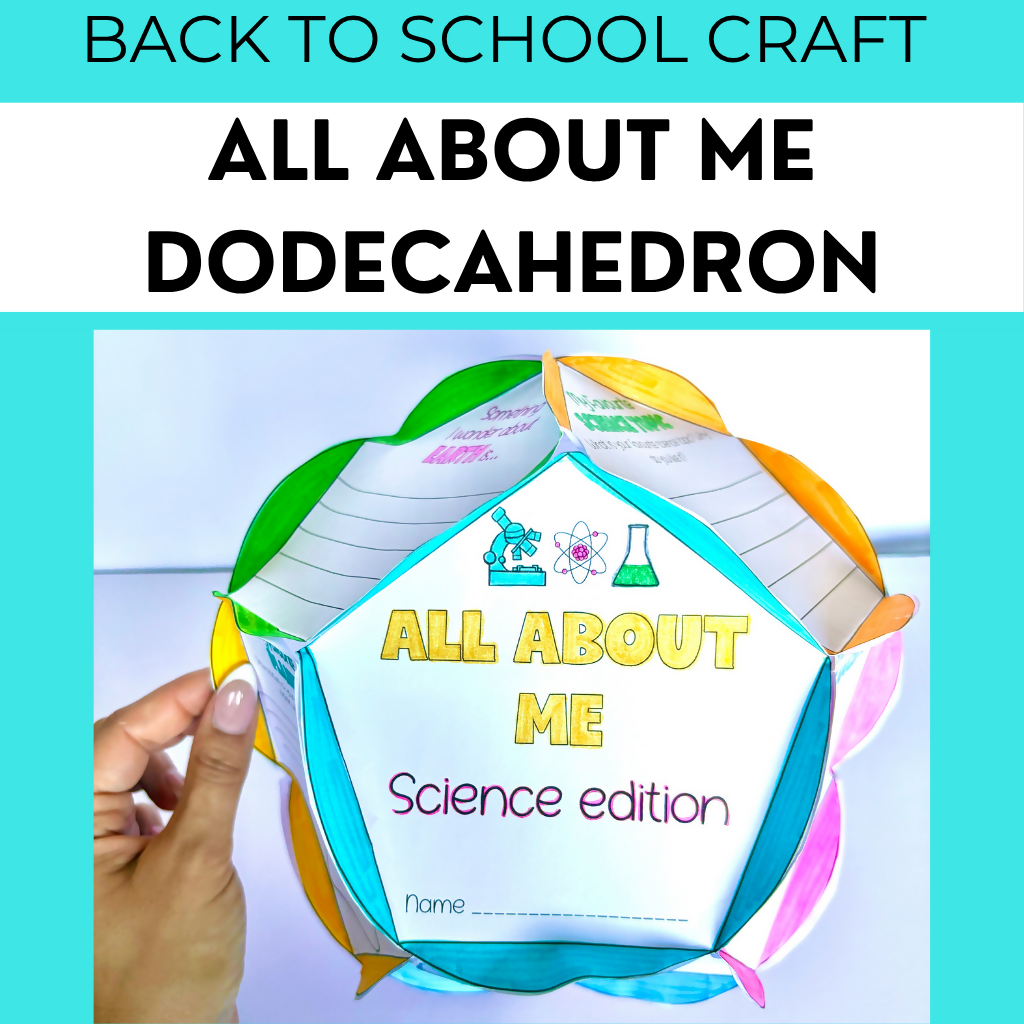 All About Me Dodecahedron | Science Edition | Back To School
