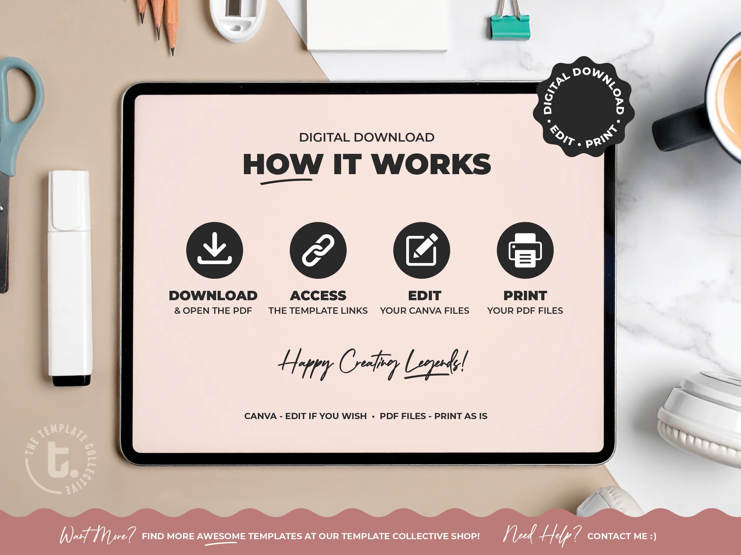 Just Rosy Classroom Decor Bundle • Neutral Boho Rainbow Theme • Bulletin Board Decor • Teacher Resources • Editable & Printable