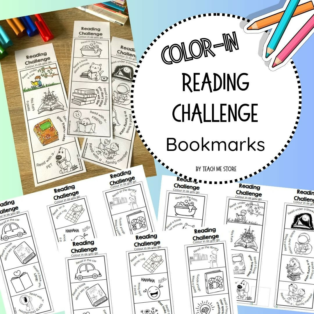 Reading Challenge Bookmarks