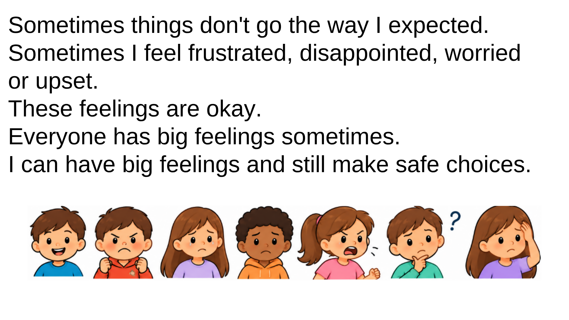 Learning to Stay Calm at School | Social Story & Self-Regulation Visuals