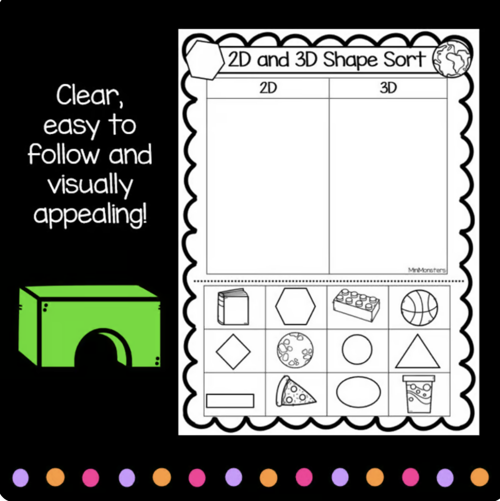Sorting 2D and 3D Shapes | Prep Foundation Year 1 | Australian Curriculum
