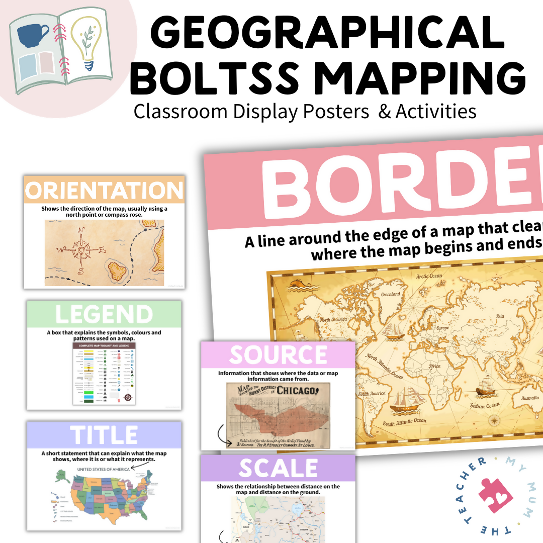 BOLTSS Posters | Geography Mapping Skills