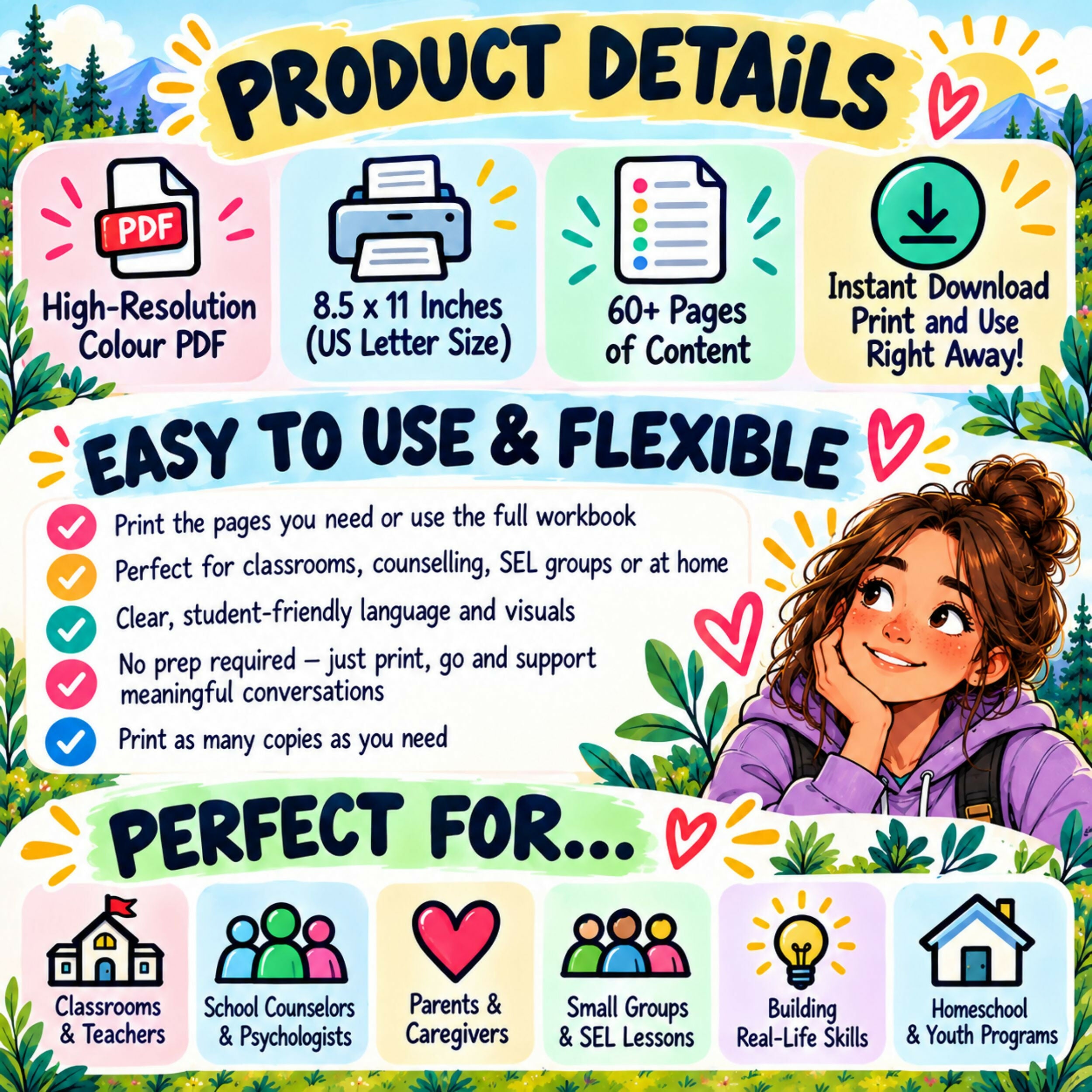 Healthy Relationships Workbook for Teens | Communication & SEL Activities