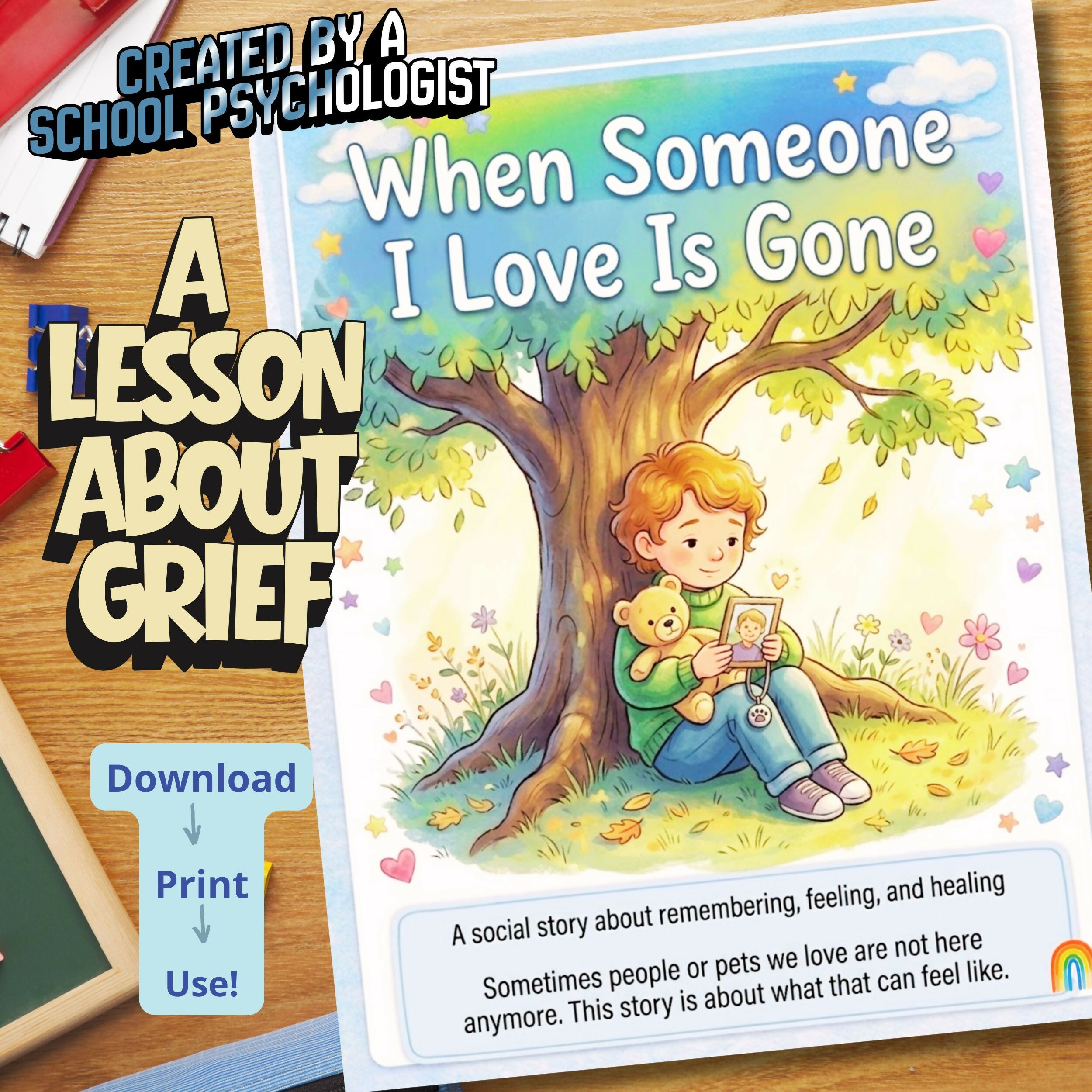 Grief Social Story for Kids | Coping with Loss SEL Lesson | Grief Counseling