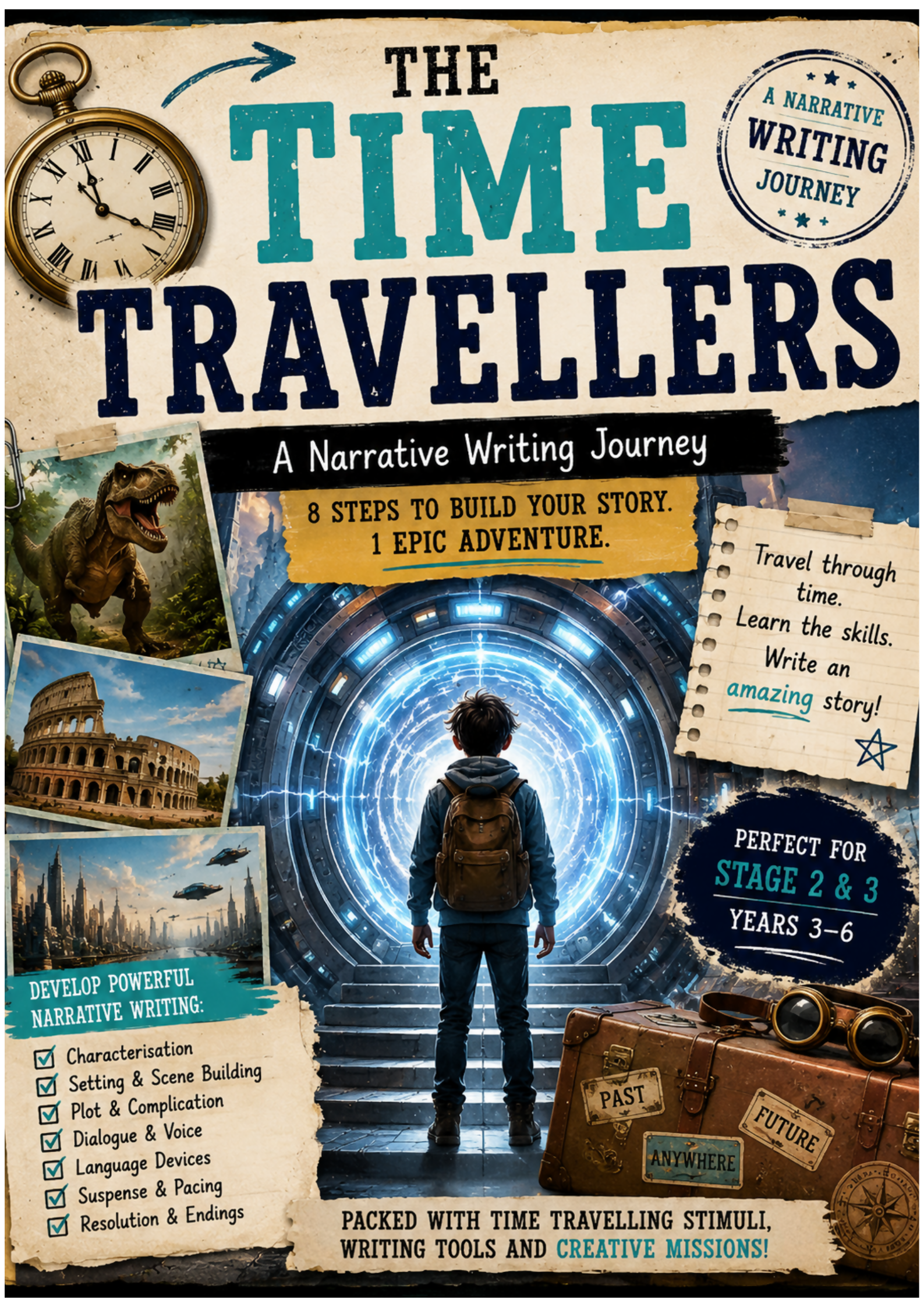 Narrative Writing Unit | Time Travellers | Writing Activities | Grades 3–6