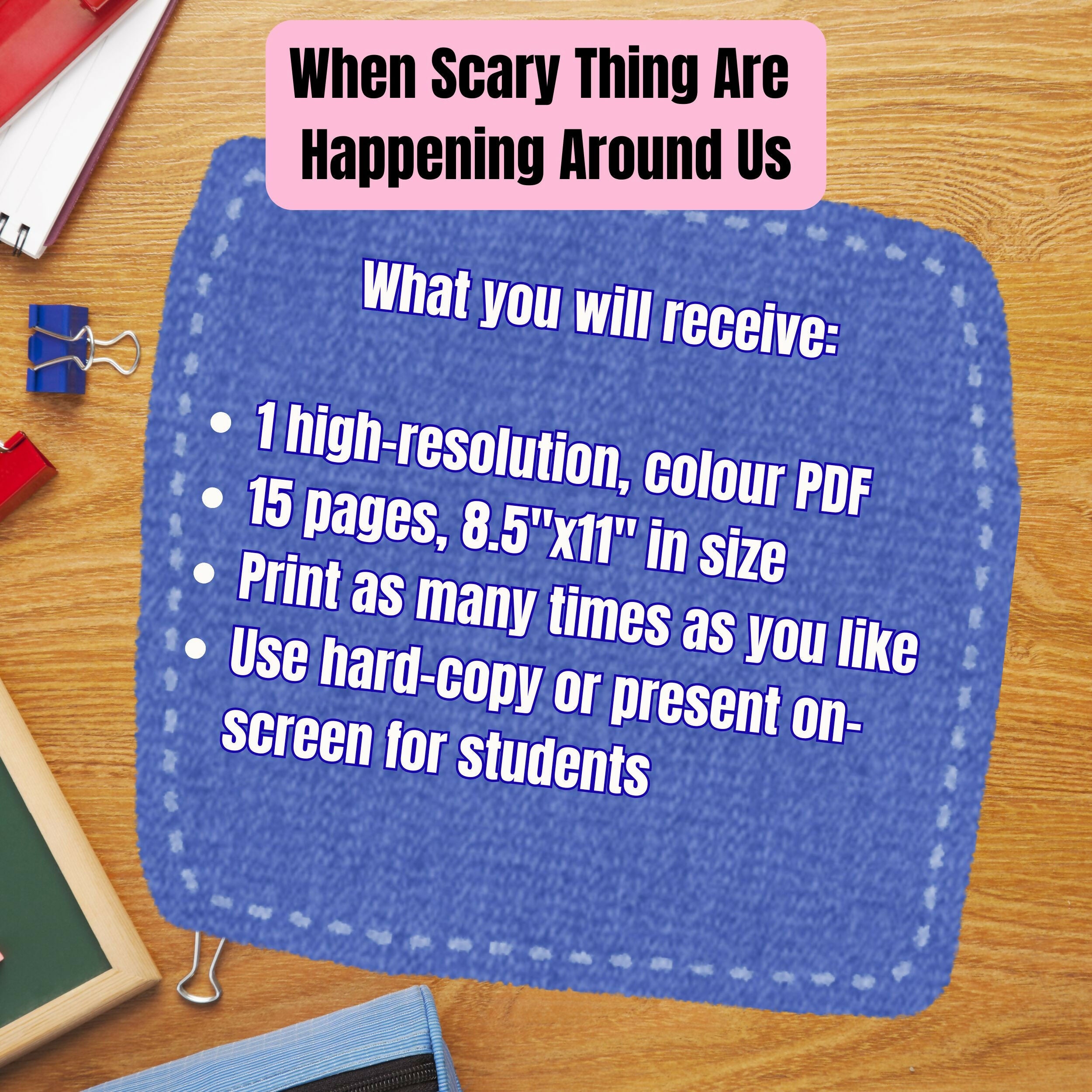 When Scary Things Happen Social Story | Trauma-Informed SEL & Coping Skills