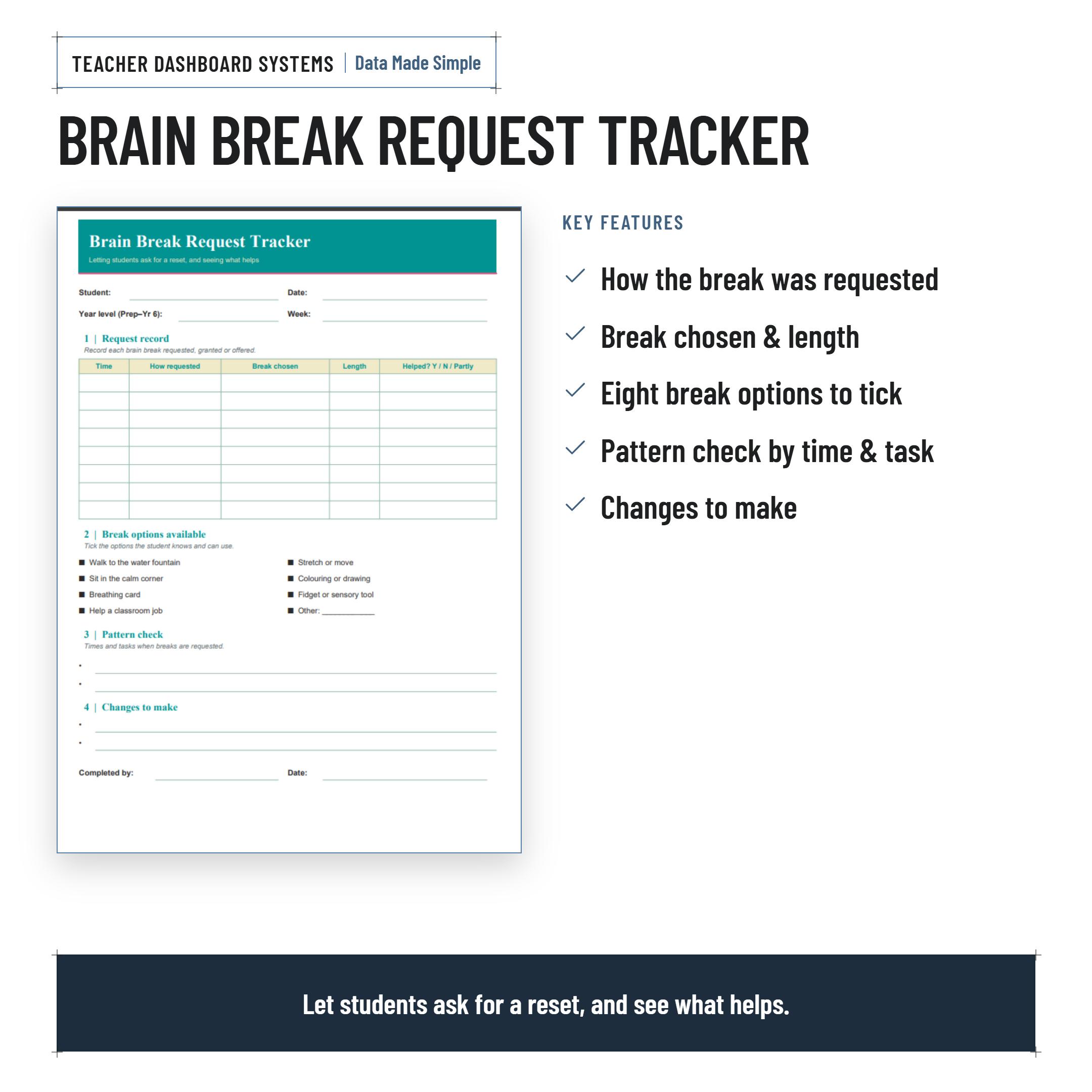 Behaviour Tracking Data Printables| 34 Premium Forms for Australian Primary Classrooms