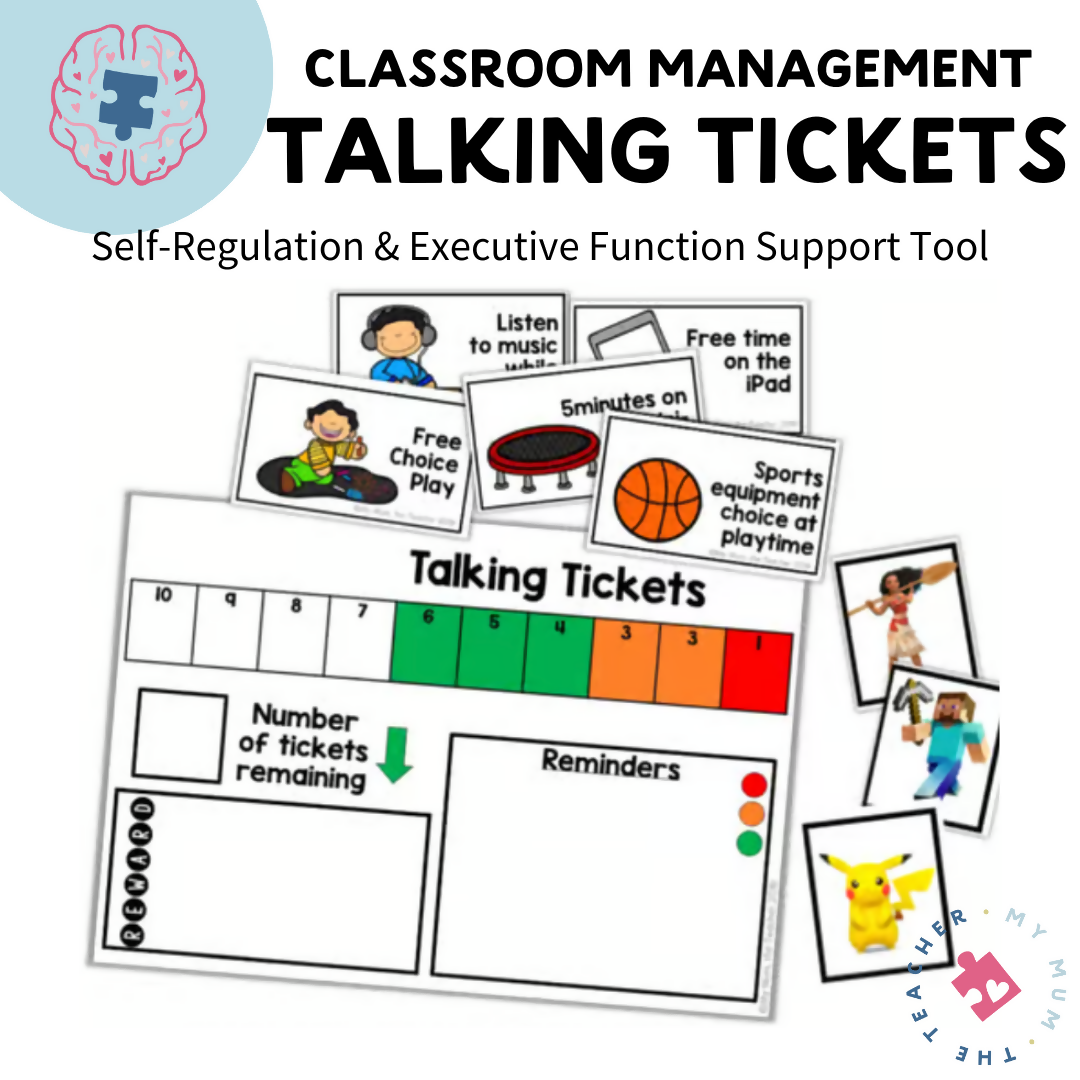 Talking Tickets Self-Regulation Tool