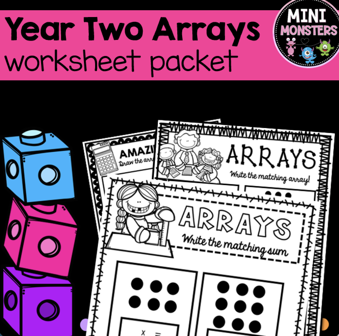 Arrays Worksheets | Year 2 Maths | Equal Groups and Repeated Addition