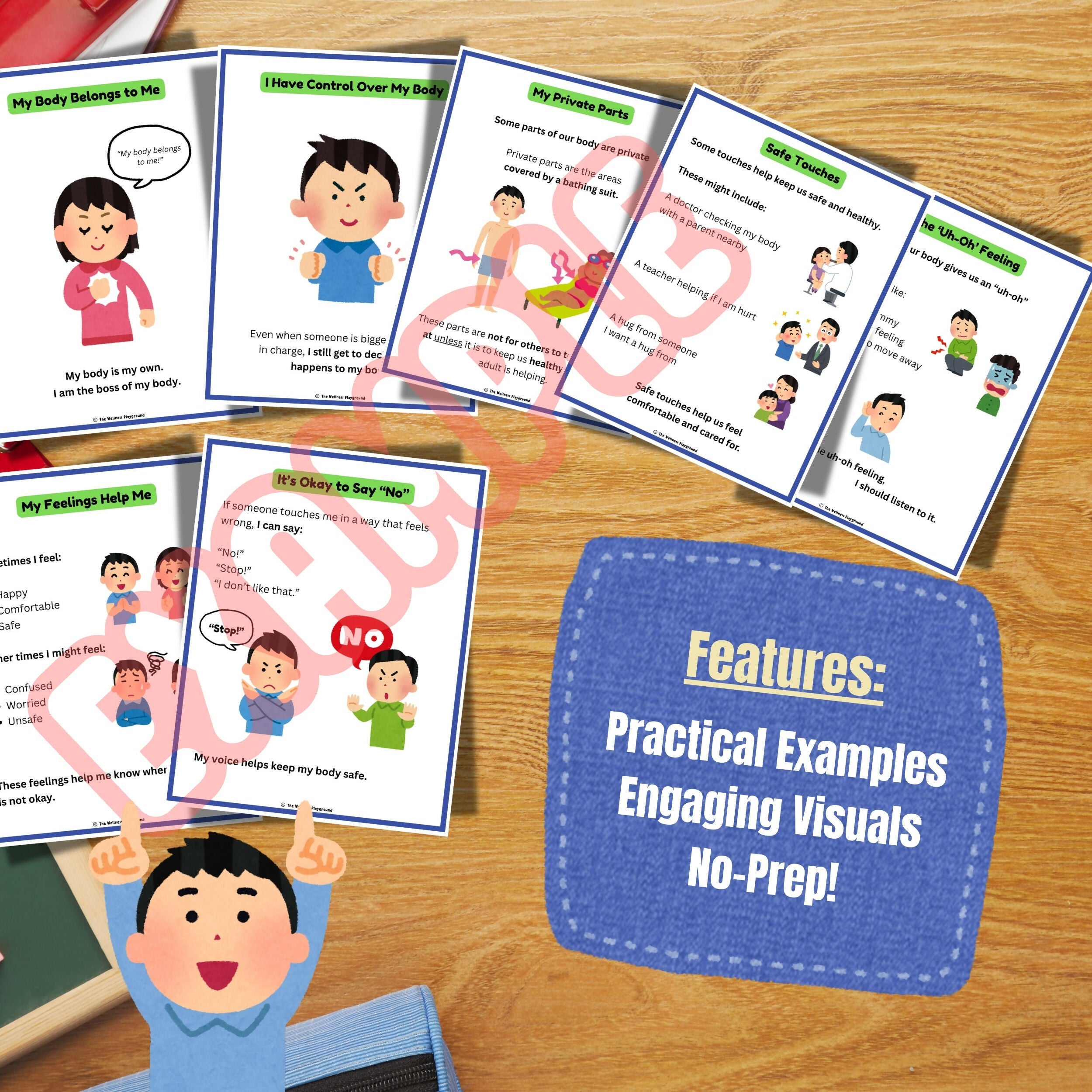 Body Safety Social Story | Safe vs Unsafe Touch | Personal Boundaries SEL Lesson