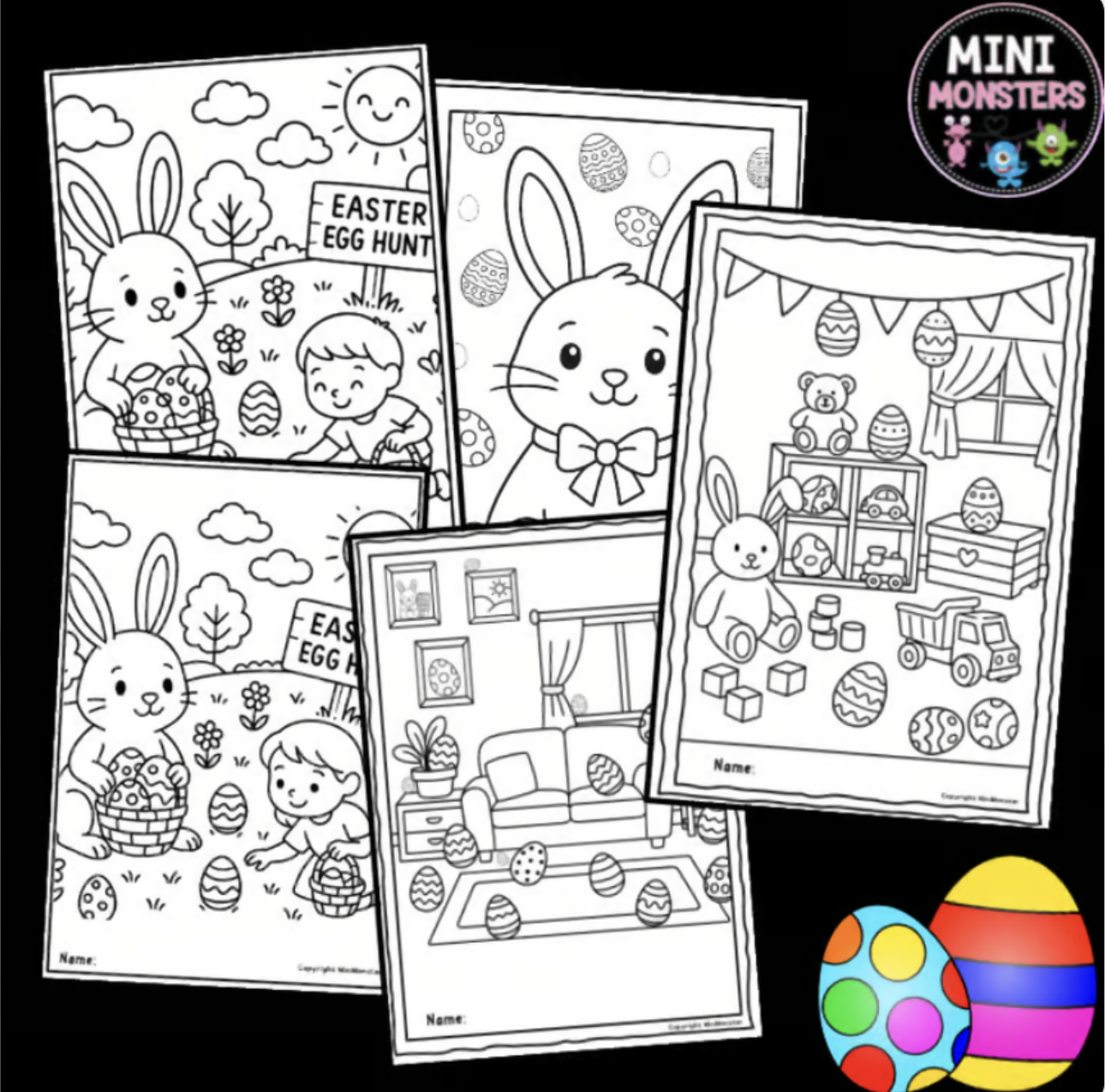 FREE Easter Colouring Pages | 12 Page Packet | Lower Primary School