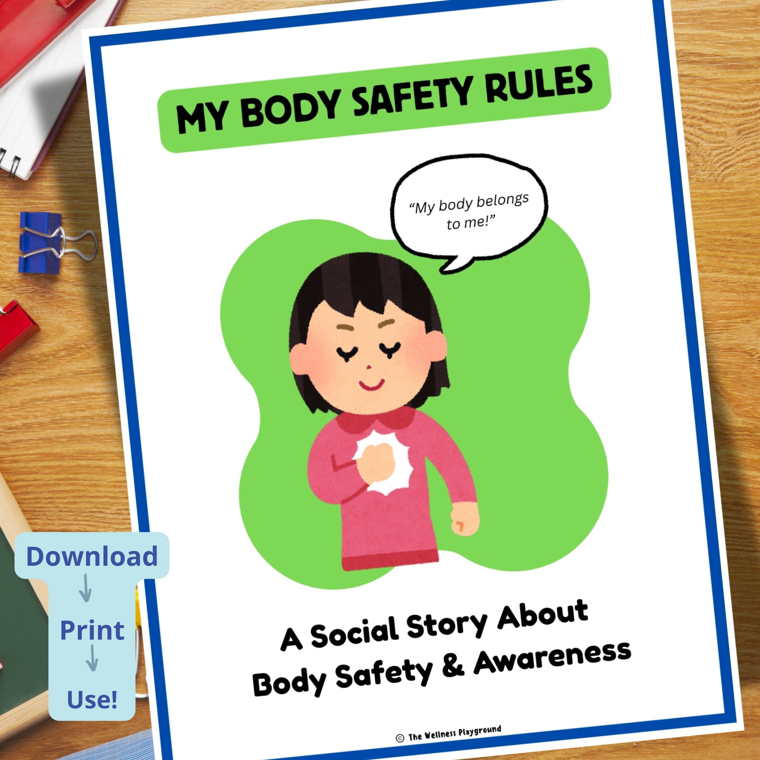 Body Safety Social Story | Safe vs Unsafe Touch | Personal Boundaries SEL Lesson