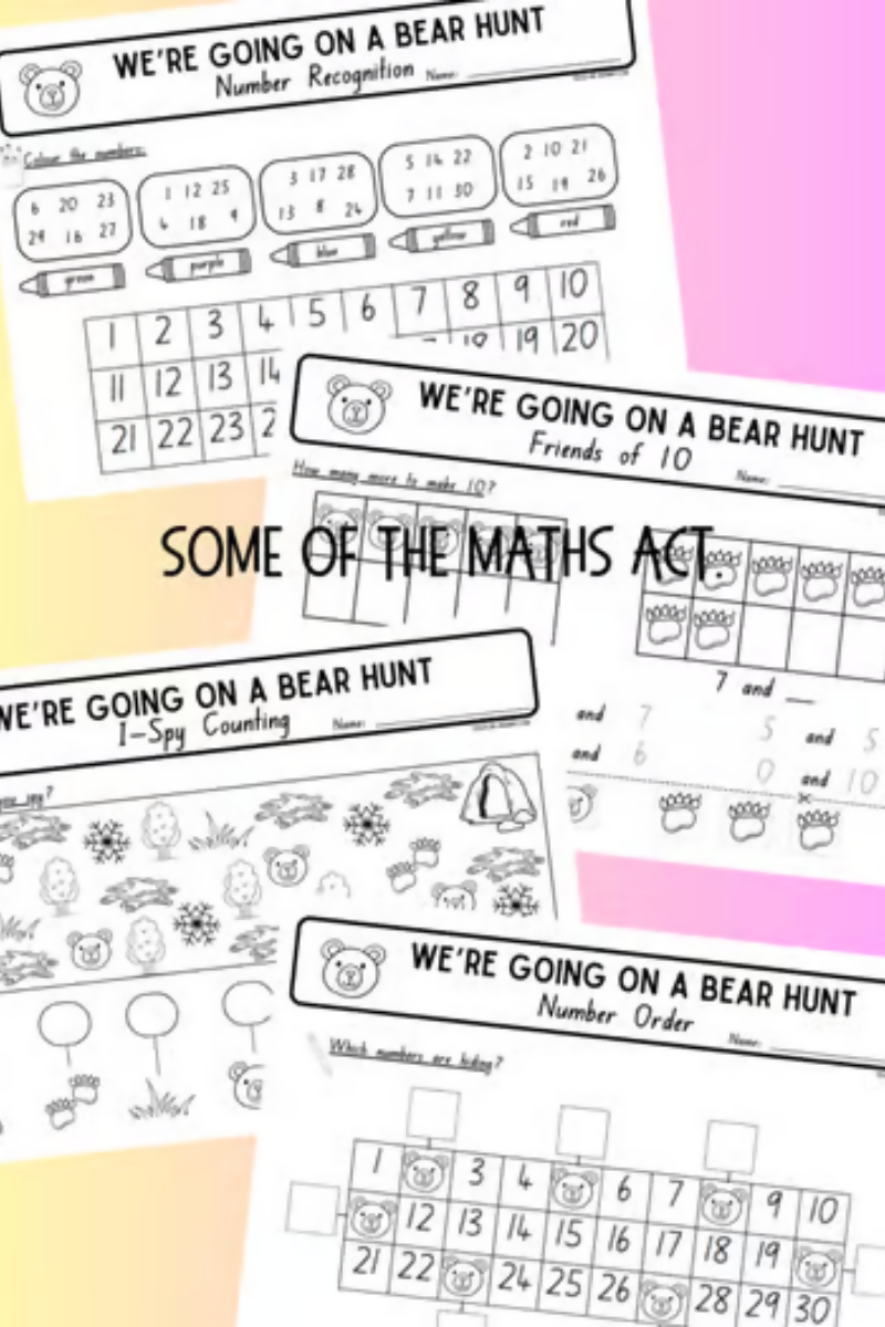 We'reGoing on a Bear Hunt Story Activities