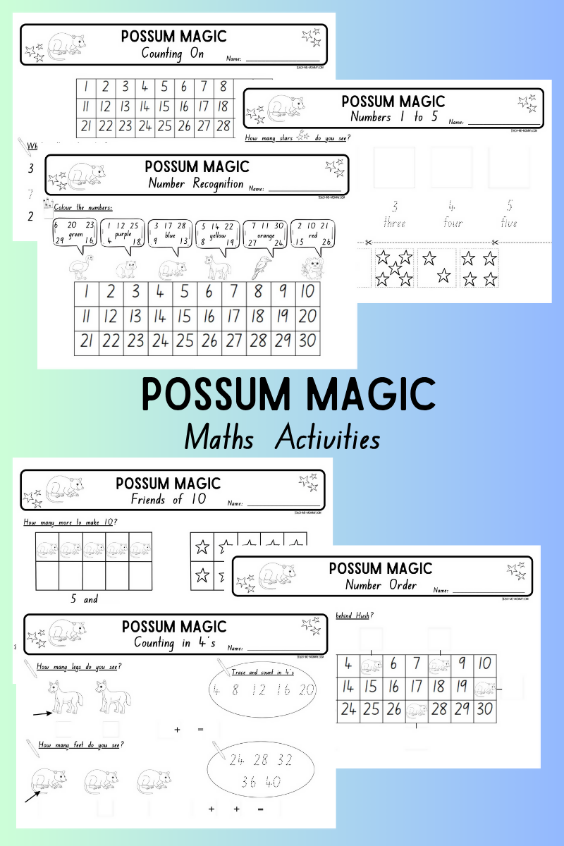 Possum Magic Story Activities