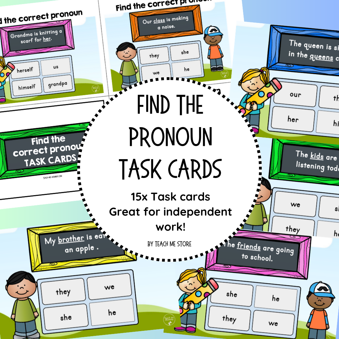 Find the Pronoun Task Cards