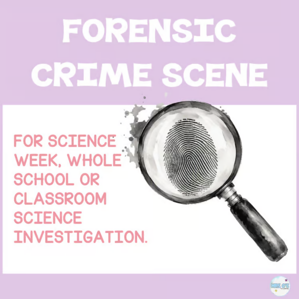 Forensic Science Crime Scene Activity - Whole school or single class.