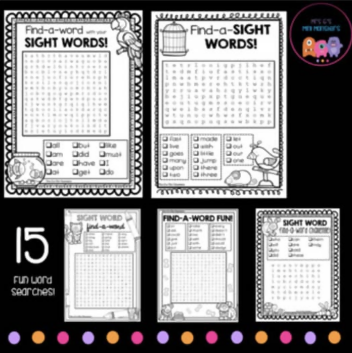 High Frequency Sight Words Printables | Prep, Foundation, Year One | Australian Curriculum Aligned