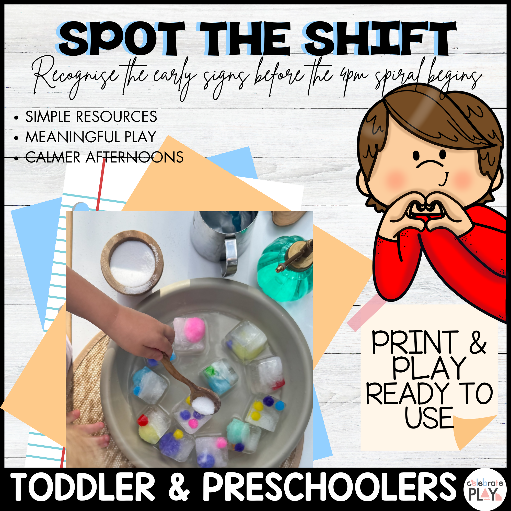 TODDLER INDEPENDENT PLAY GUIDE || CALM PLAY ROUTINE FOR TODDLERS || 4PM ROUTINE || SPOT THE SHIFT