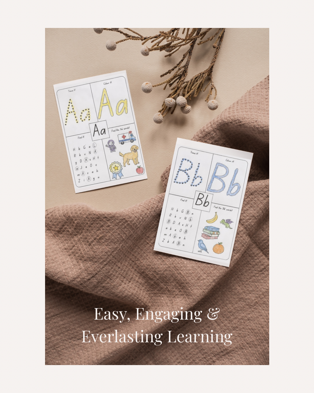 Alphabet Activity Worksheets | Printable PDF