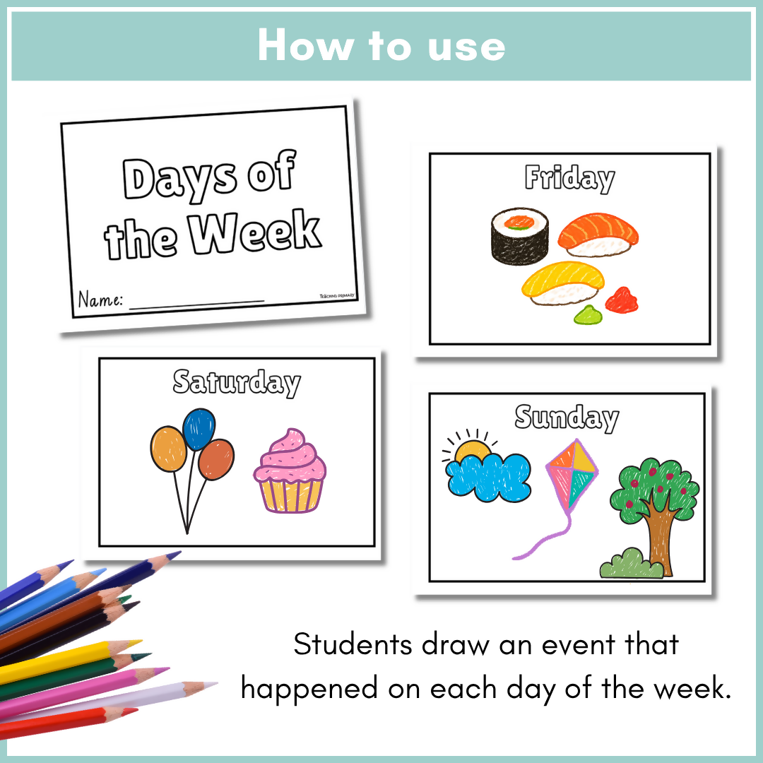 Diary of a Wombat Student Days of the Week Diary | Time | Foundation