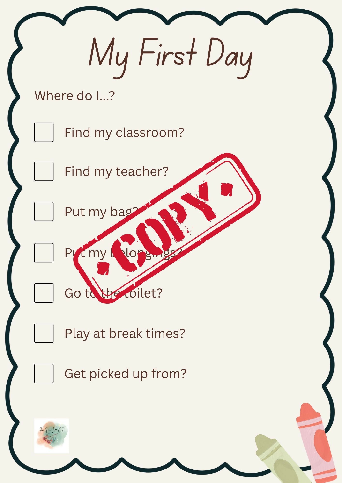 Starting School Booklet