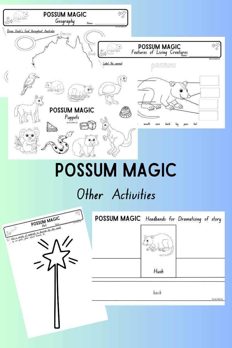 Possum Magic Story Activities
