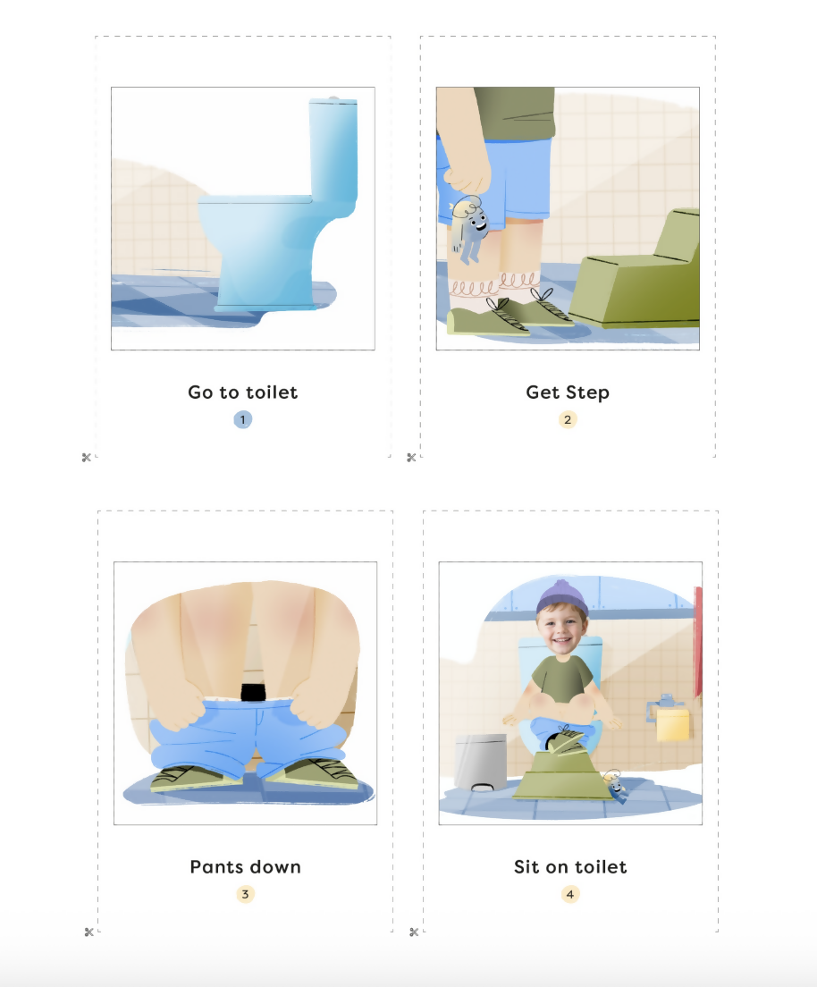 Toilet Story and Cue Cards