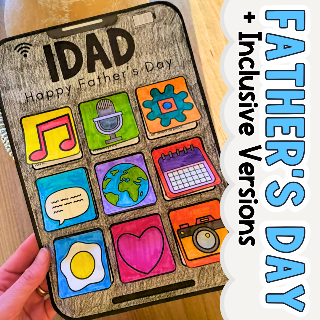 Father's Day BUNDLE! Father's Day Craft, Cards and Questionnaire I Inclusive Versions included Pop & Granddad