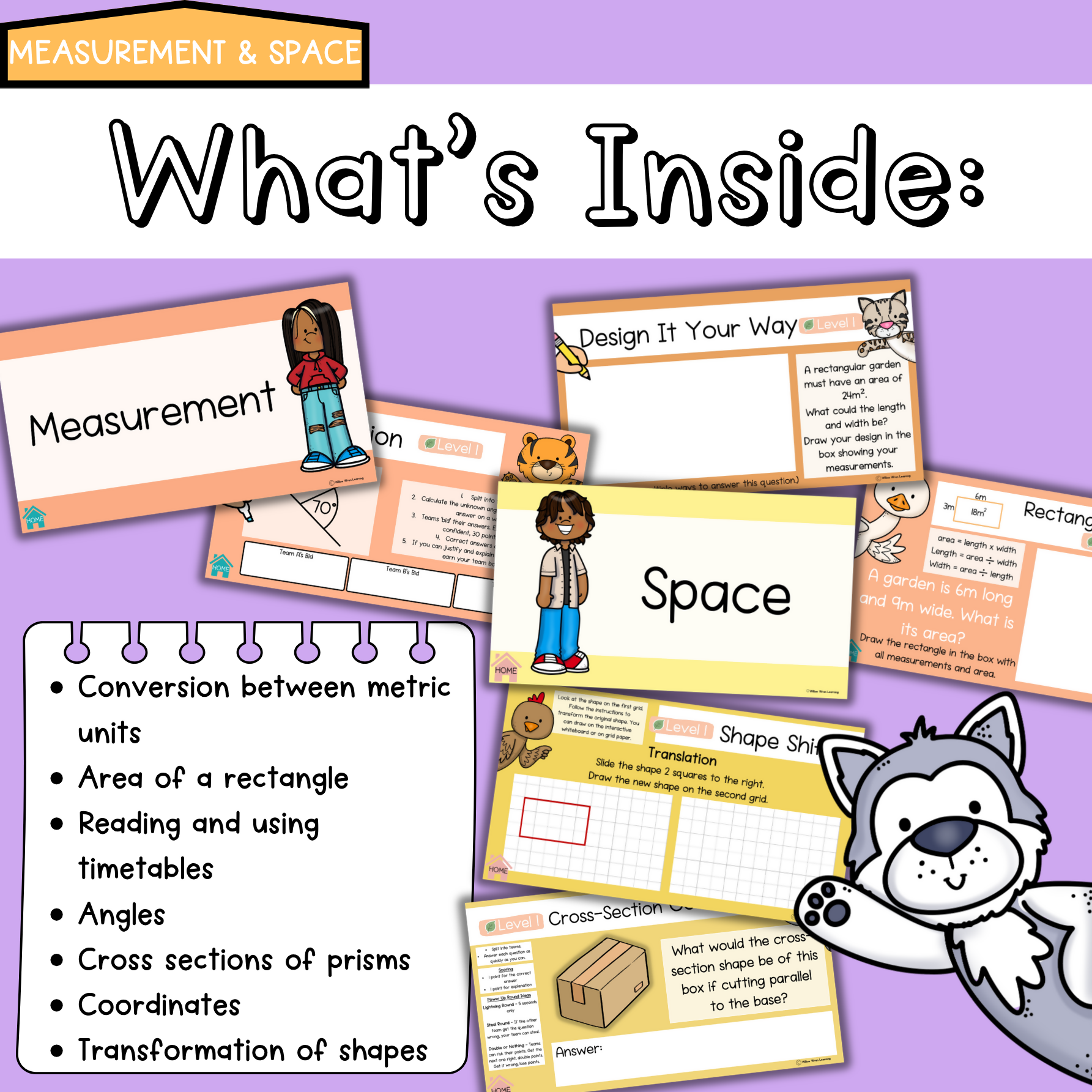Year 6 Editable Maths Warm Ups I Measurement & Space I Australian Curriculum V9