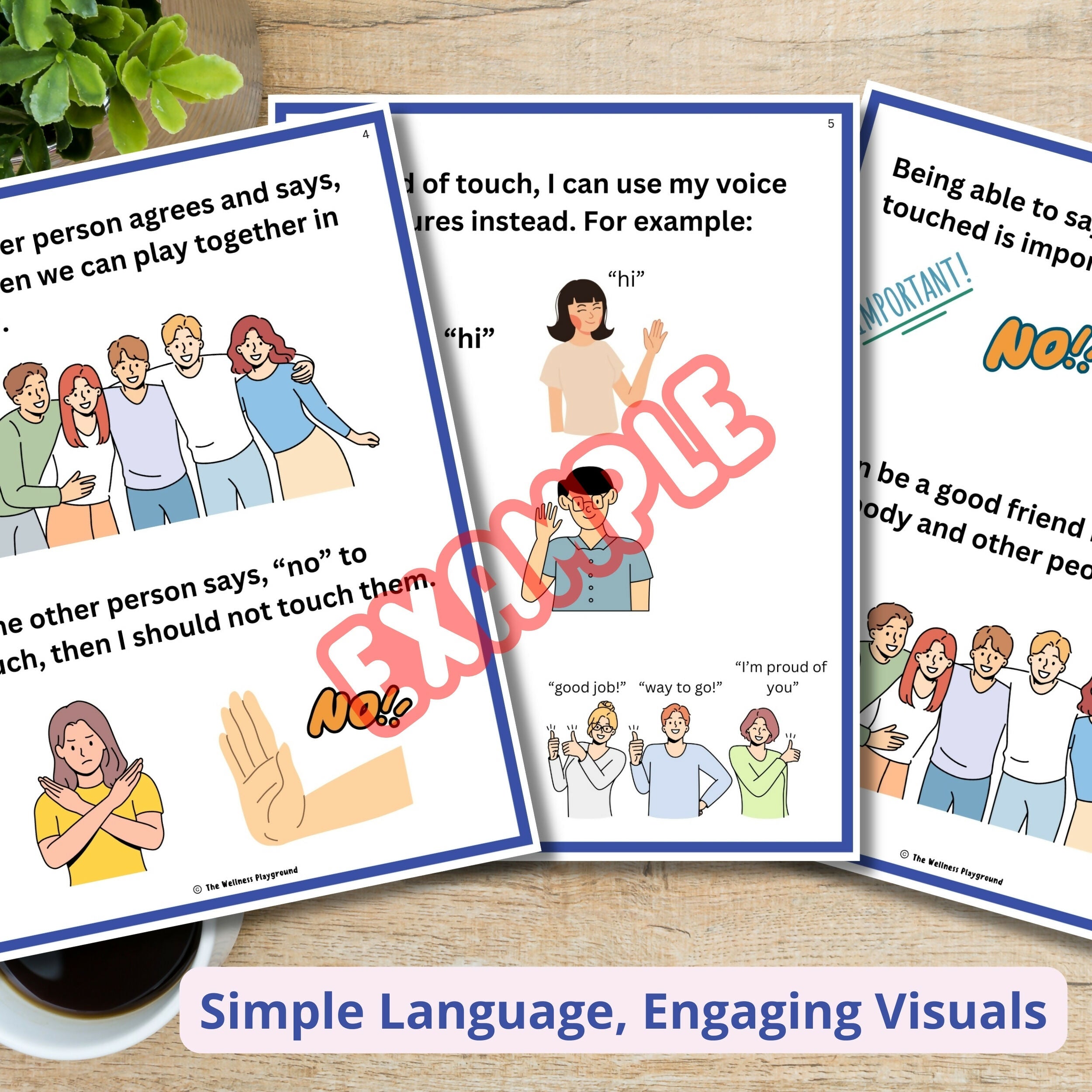 Social Story About Touching Other People | Respecting Personal Boundaries