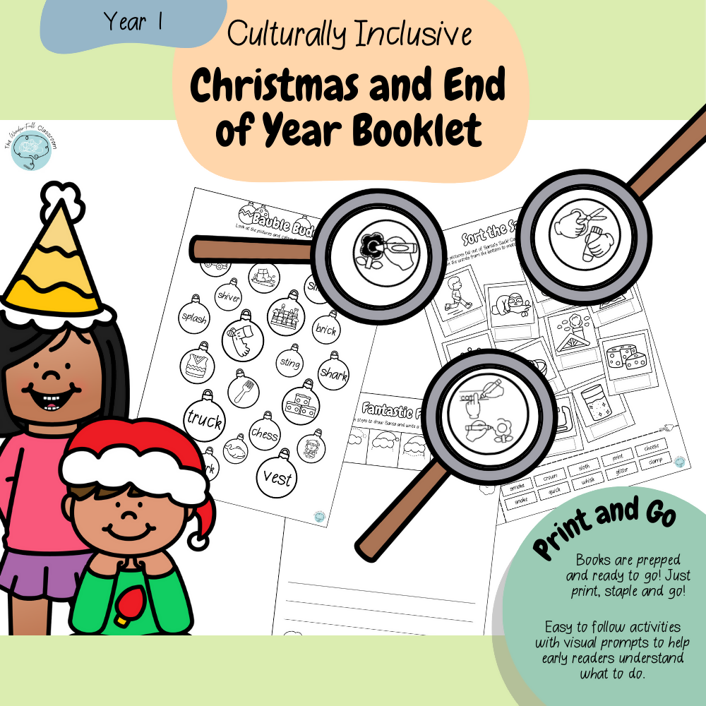 Year 1 - Culturally Inclusive Christmas and End of Year Booklet