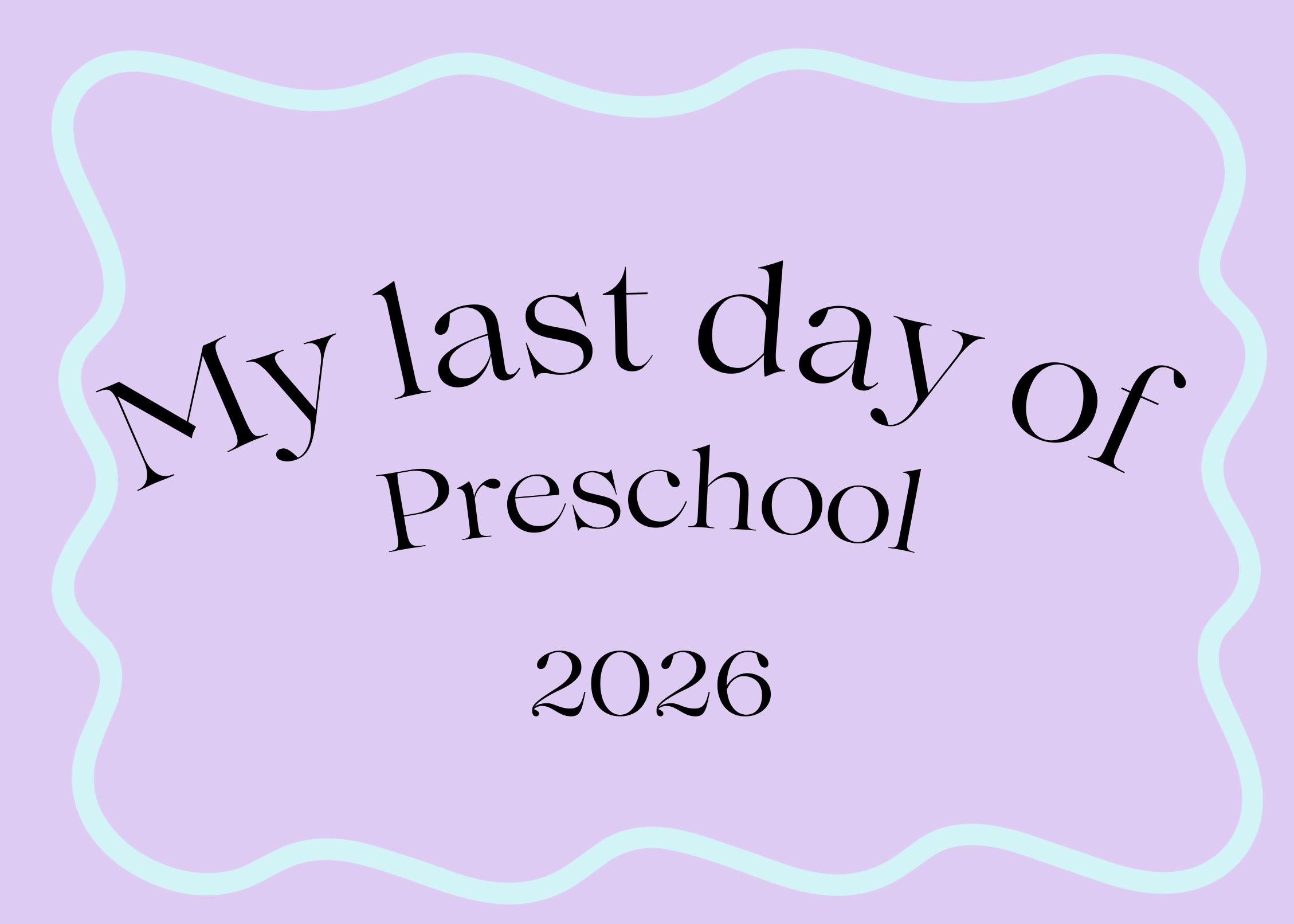 First and Last Day of School Signs