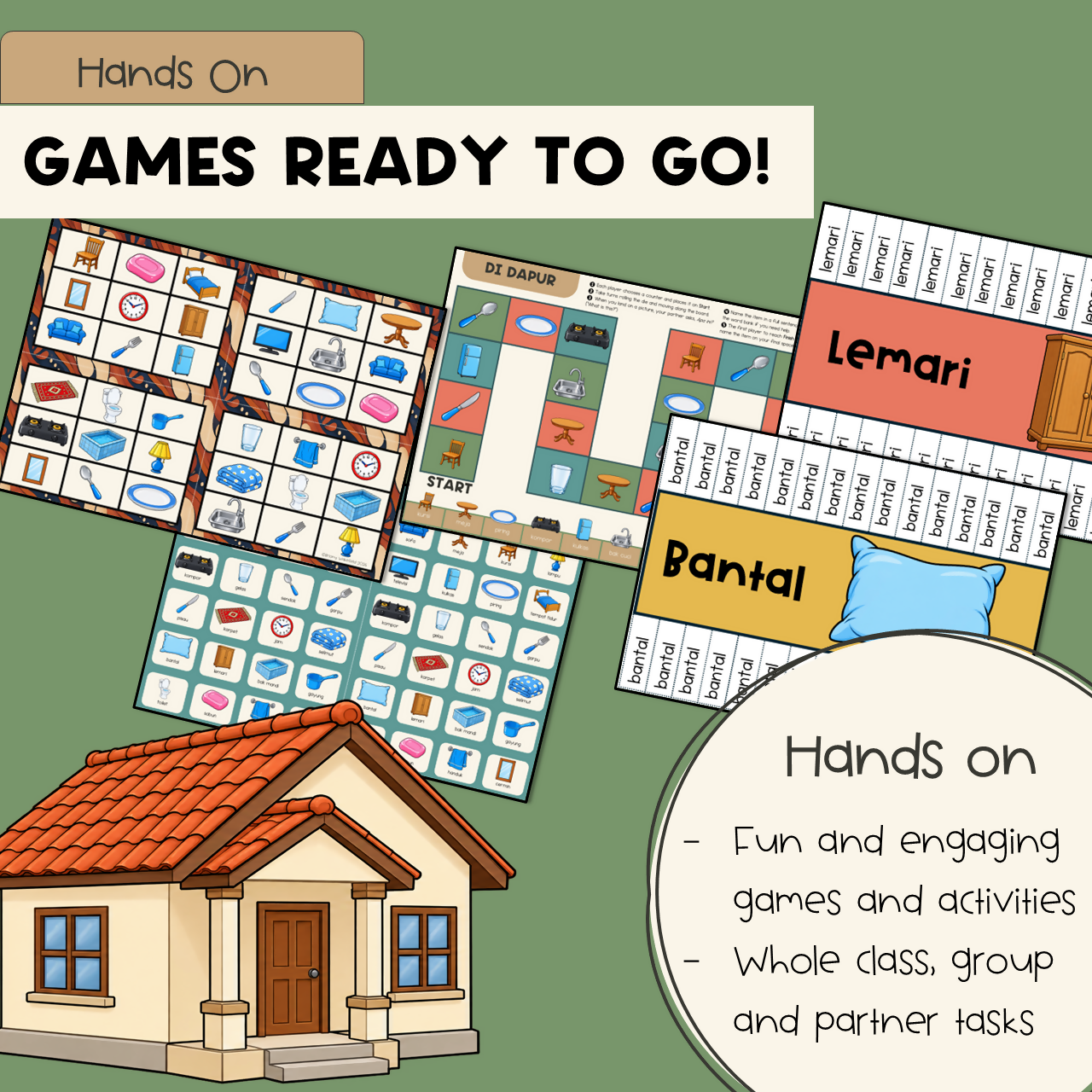 Indonesian House Unit | Years 3–4 | Australian Curriculum, PPT & Printables
