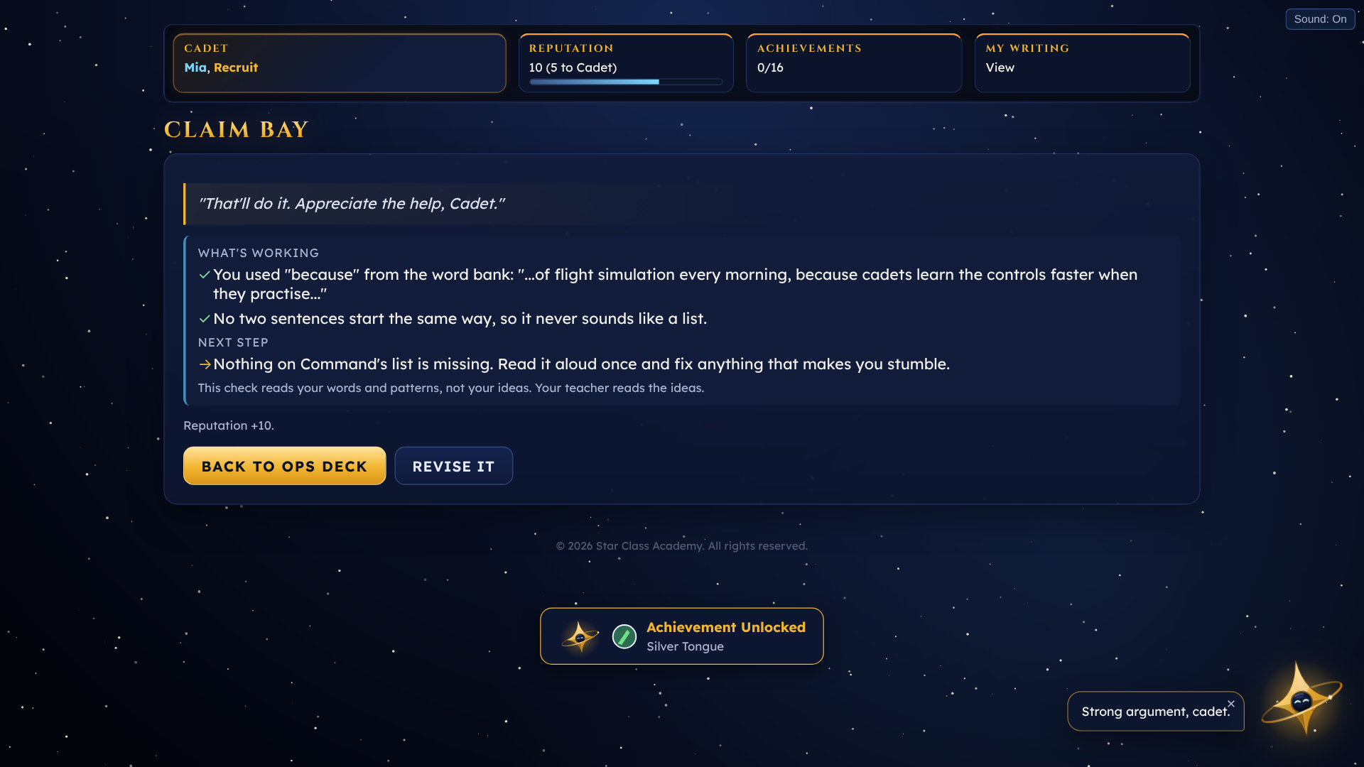 Wings: Persuasive Writing & Speech, Student Game Edition (Years 7 to 9)