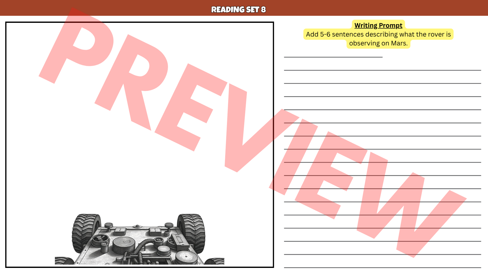 A Rover’s Story Novel Study Unit | Comprehension Questions, Vocabulary & Activities | Grades 3–6