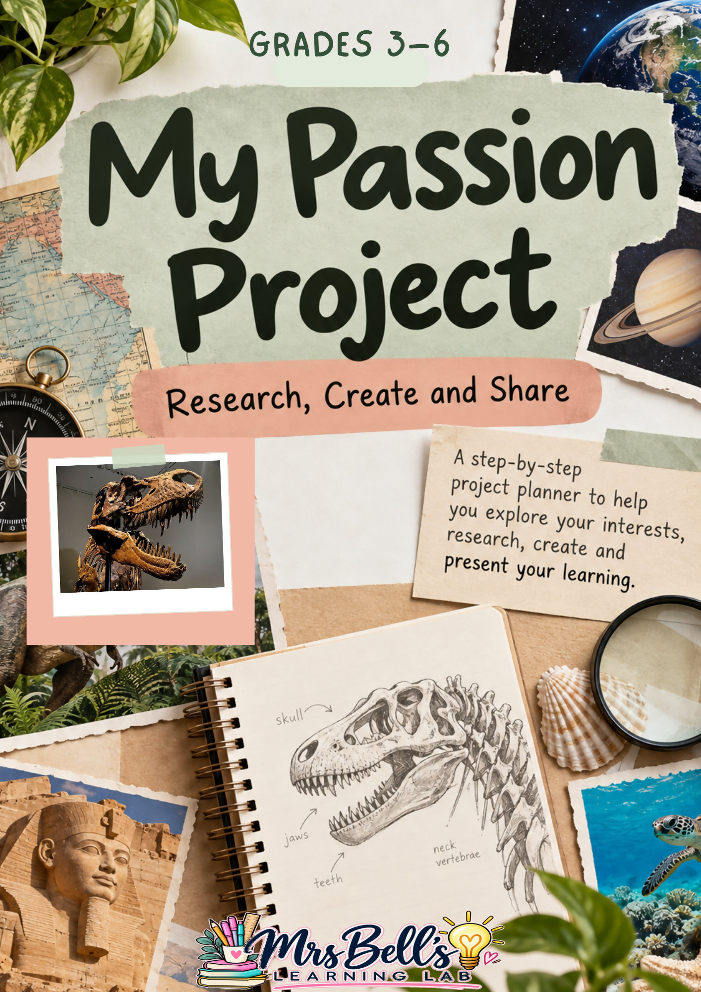 My Passion Project | Research, Create and Share | Fast Finishers & Gifted Extension | Grades 3-6