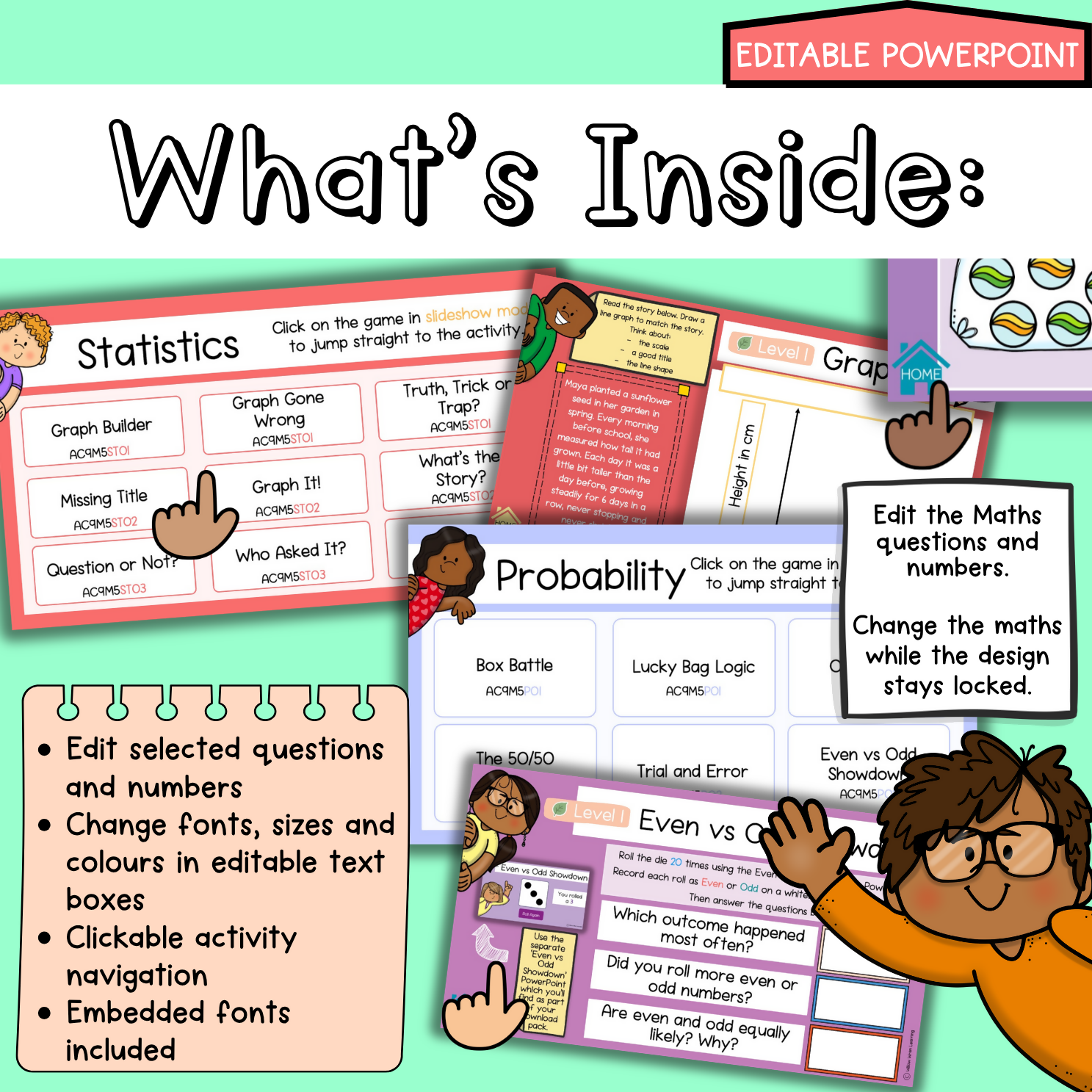 Year 5 Maths Warm Ups I Statistics & Probability I Australian Curriculum V9