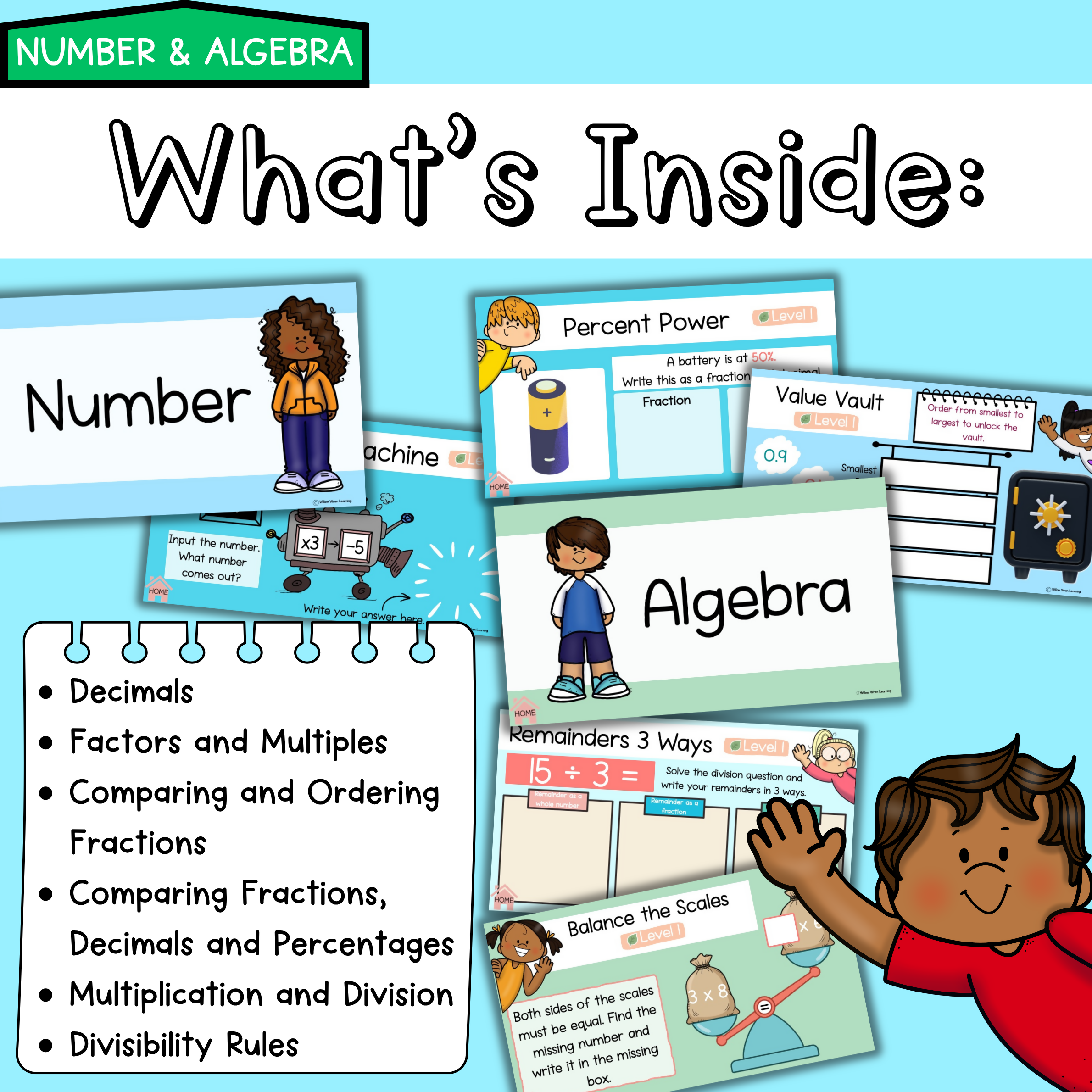 Year 5 Editable Maths Warm Ups I Number & Algebra I Australian Curriculum V9