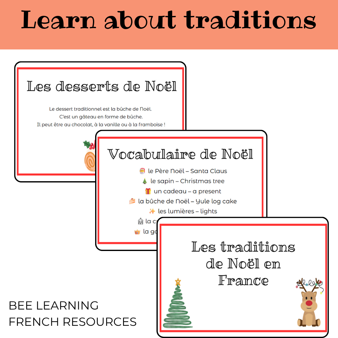 French Christmas Traditions | Noël en France Slideshow & Activities | Year 5–8